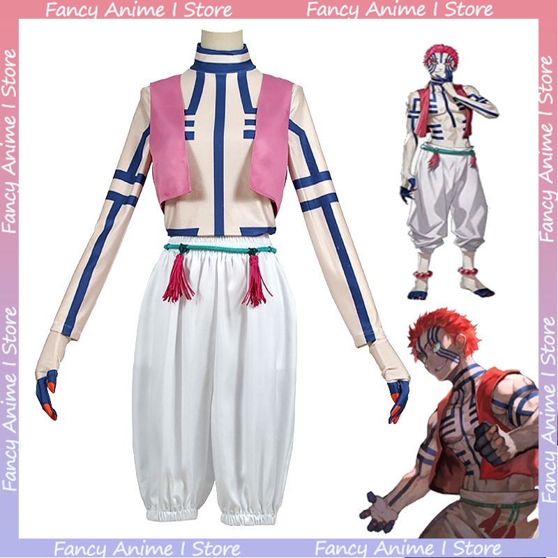 Anime Cosplay Male - Kostium Cosplay Anime Akaza Przystojny Strój