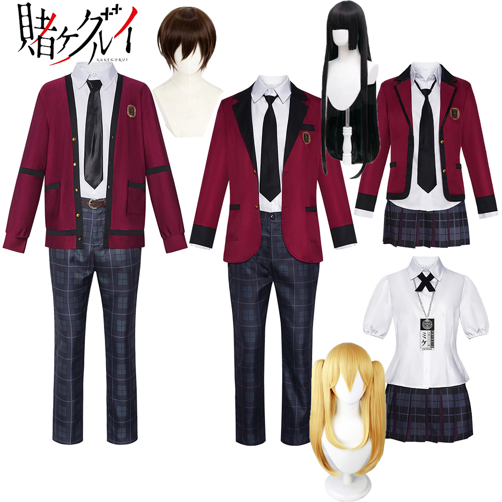 Anime Cosplay Live - Kostium Cosplay Jabami Yumeko Anime Kakegurui,