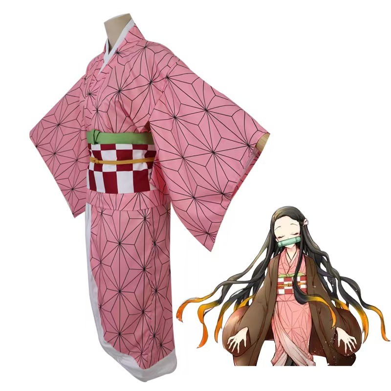 Anime Cosplay Nz - Kostium Cosplay Demon Slayer Nezuko Kamado