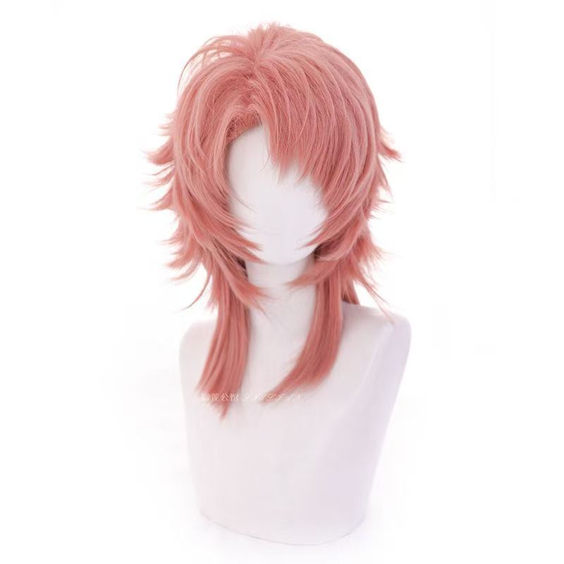 Peruka Cosplay Sabito Różowo-P – Anime Cosplay Orange Hair recenzja i cena
