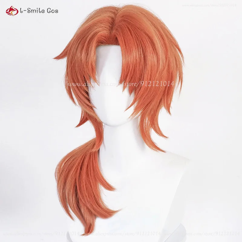 Peruka Cosplay Xiaoxiao Anime  – Anime Cosplay Orange Hair recenzja i cena