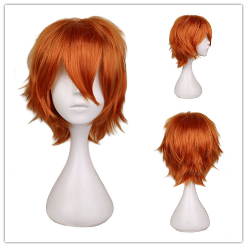 Krótka pomarańczowa peruka dla – Anime Cosplay Orange Hair recenzja i cena