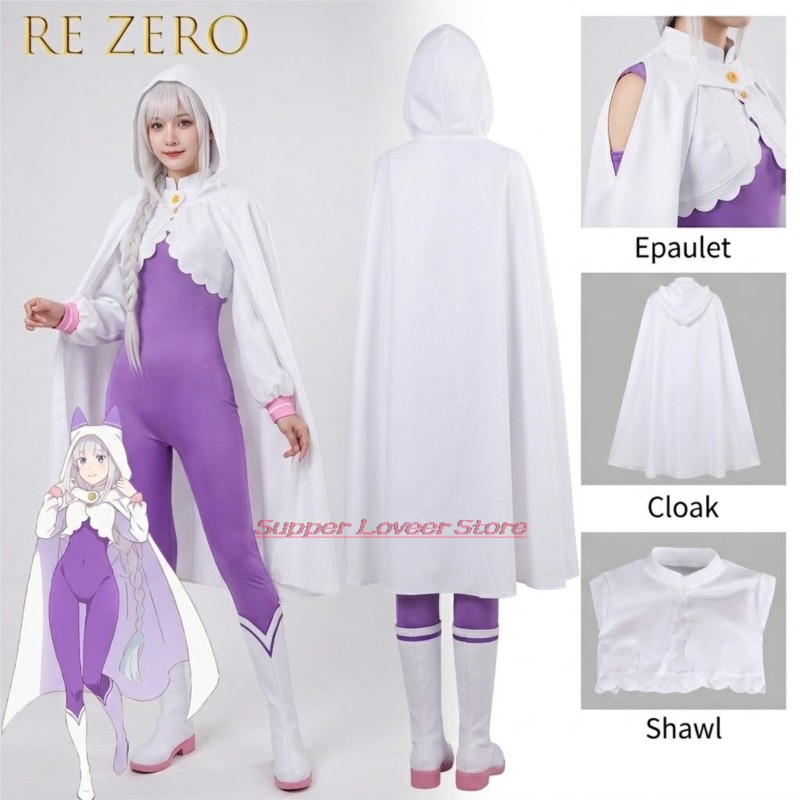 Zestaw Kostiumu Cosplay Emilia – Anime Cosplay Events 2026 recenzja i cena