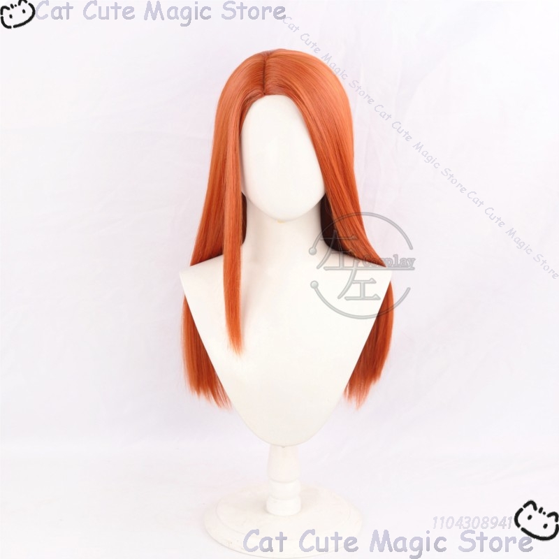 Samantha Eve Wilkins Atom Eve  – Anime Cosplay Orange Hair recenzja i cena
