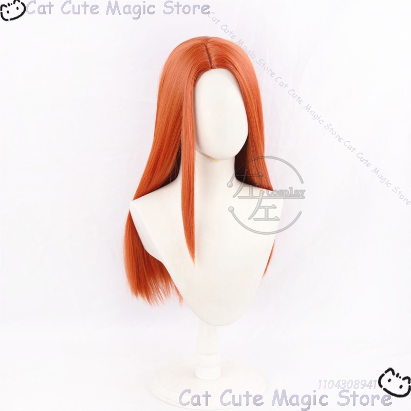 Samantha Eve Wilkins Atom Eve  – Anime Cosplay Orange Hair recenzja i cena
