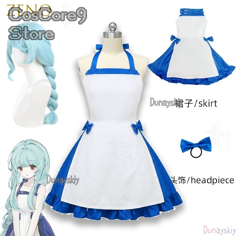 Niebieski Strój Postaci Zeno L – Zenos Anime Cosplay recenzja i cena